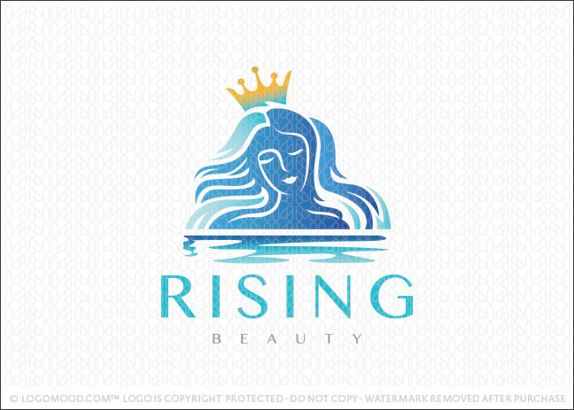 Rising Woman Beauty Readymade Logos for Sale