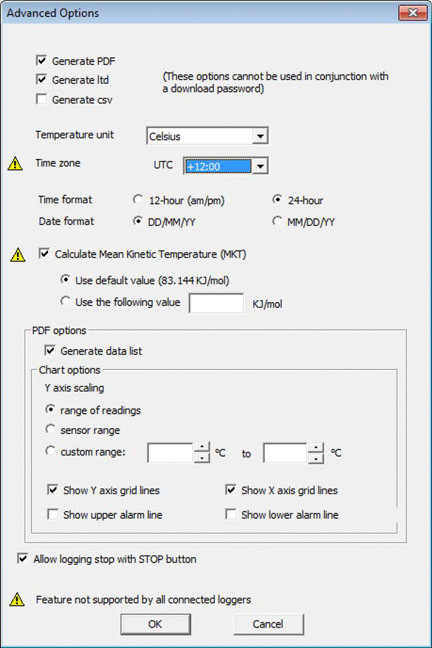 Advanced Logtag Alert Settings Logtag Temperature Loggers The Best