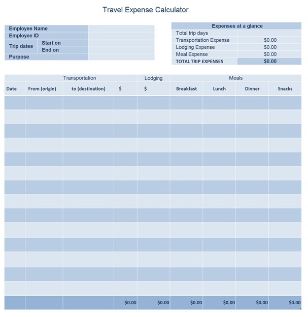 Travel Log Templates 13+ Free Printable Word, Excel & PDF Formats, Samples, Examples, Forms