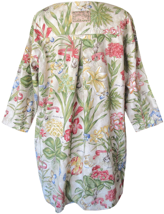 Gianna Rose Spring flower cotton Smock Coat