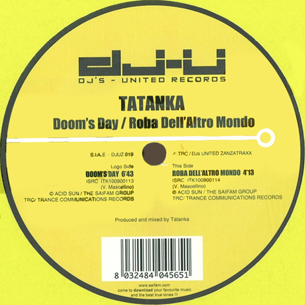 Cover art for the Tatanka Roba Dell'Altro Mondo Hardstyle lyric