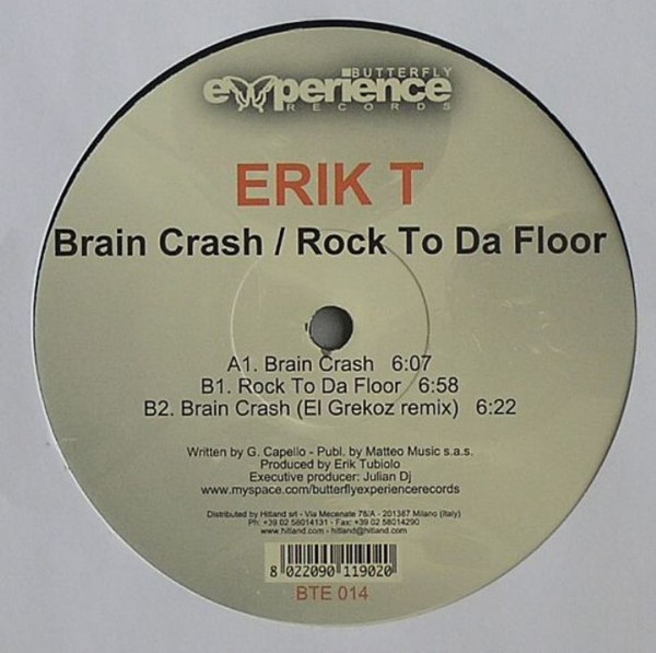 Cover art for the Erik T Brain Crash (El Grekoz Remix