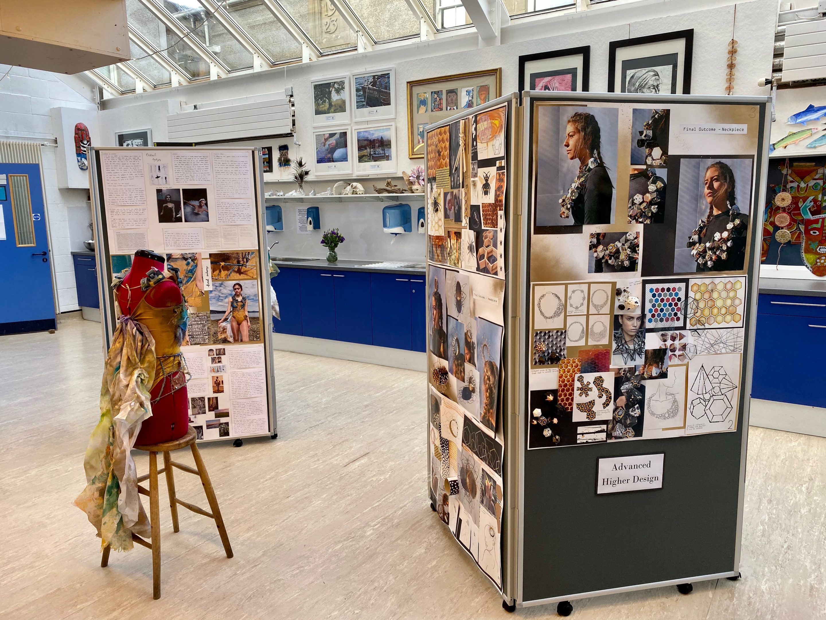 Art Exhibition shines a light on pupil's work Lomond School