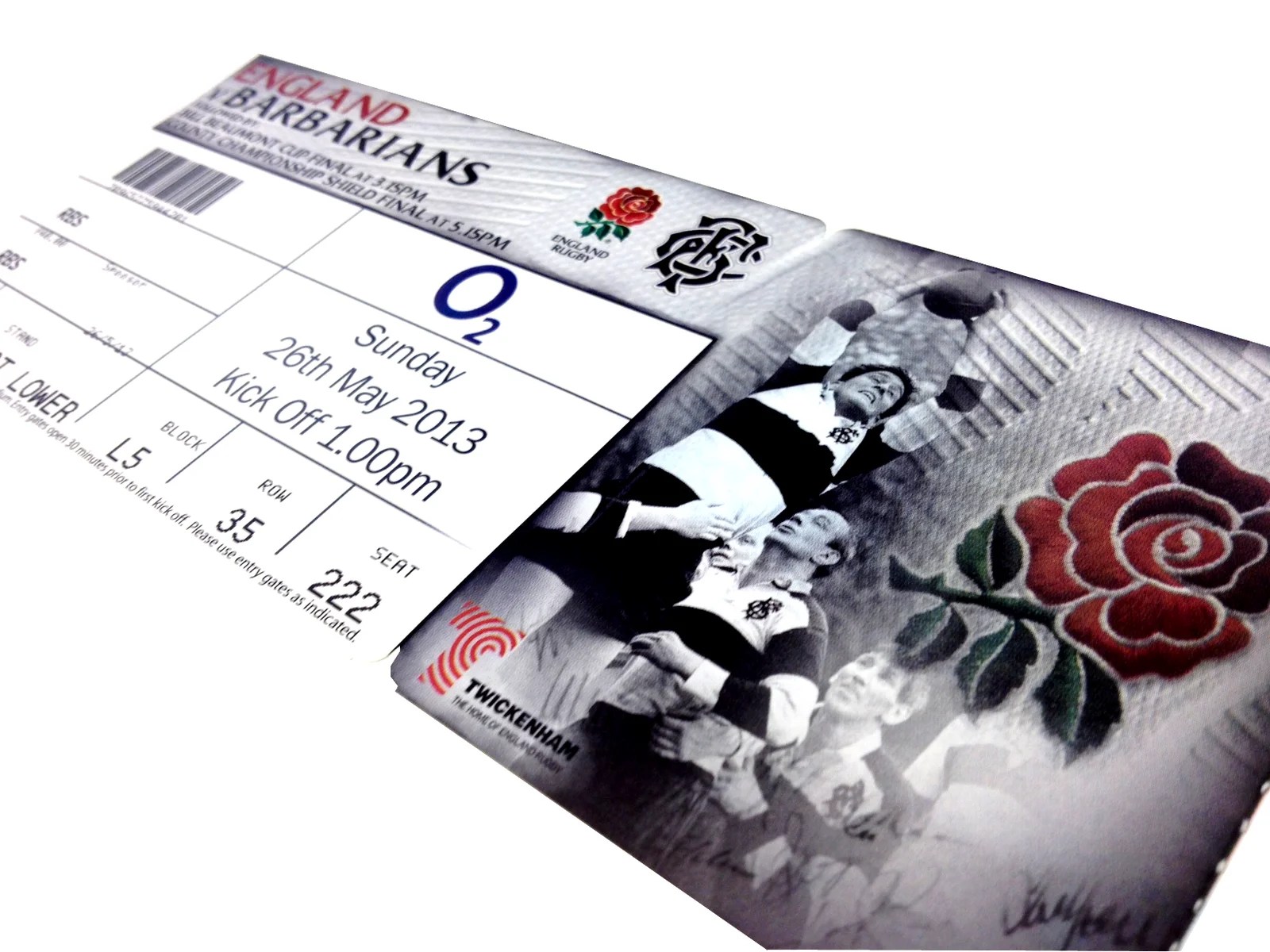 Win a pair of tickets to see England play the Barbarians at Twickenham
