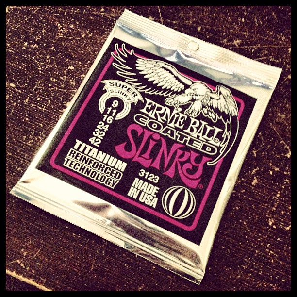 Ernie Ball Coated Electric Titanium RPS Super Slinky review