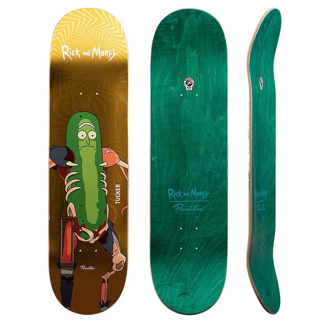 Skateboard Parts Primitive Pickle Rick Team 8 Inch Skateboard Deck