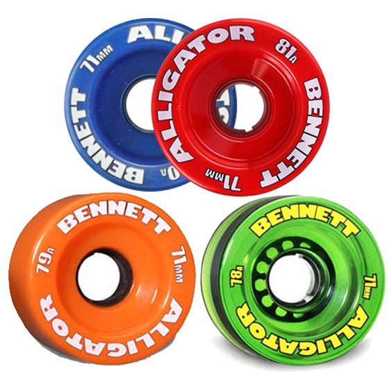 REISSUE ALLIGATOR WHEELS 71MM 78A TRANSPARENT GREEN