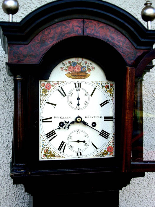 Longcase clock by William Green of Grantham 1810 for sale
