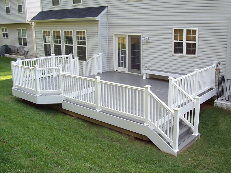 Composite Vinyl Decks Composite Decking Installation Long Fence