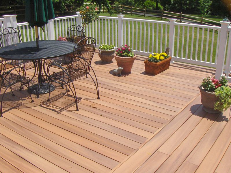 Composite Vinyl Decks Composite Decking Installation Long Fence