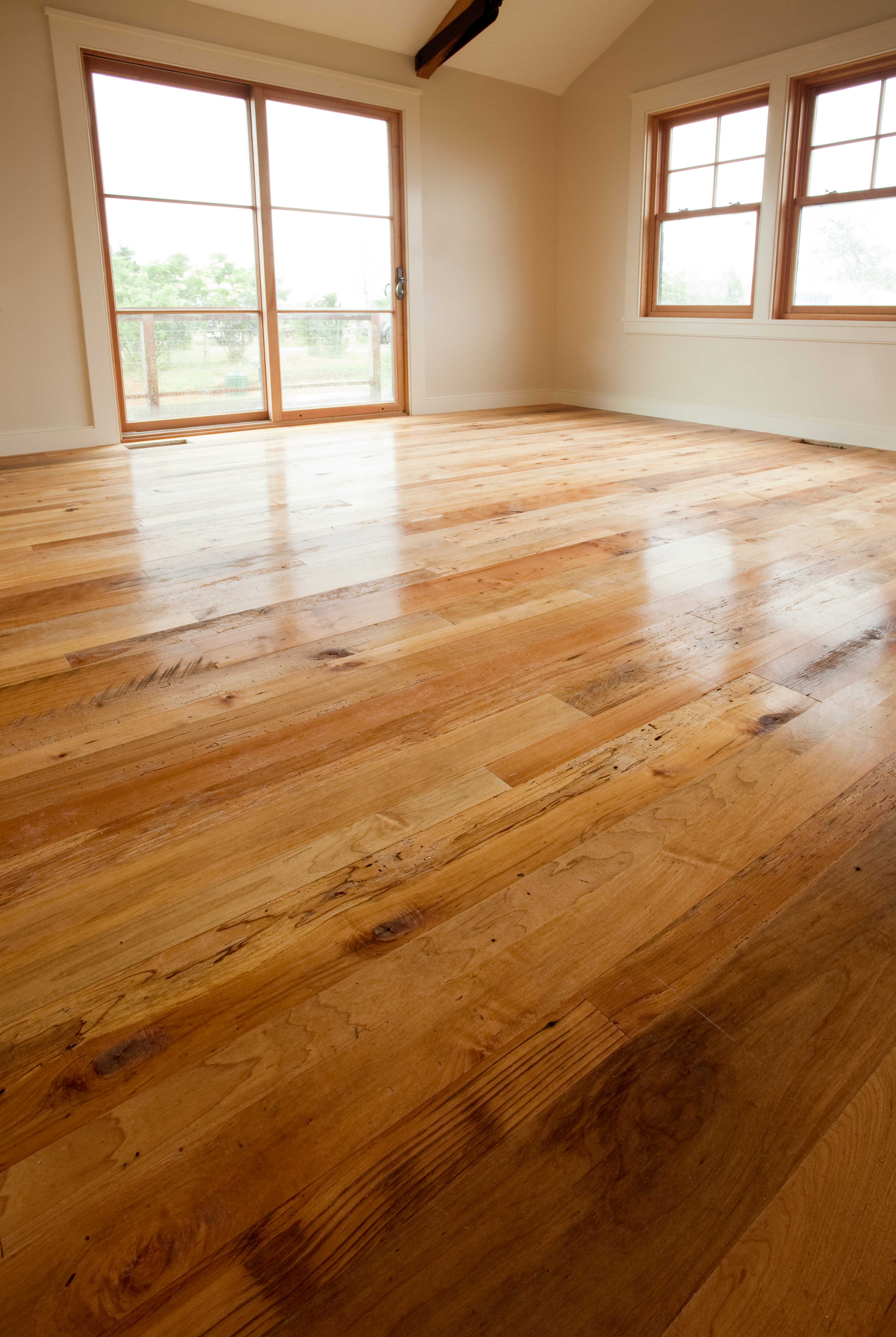 Longleaf Lumber Reclaimed, Resawn Maple Wood Flooring