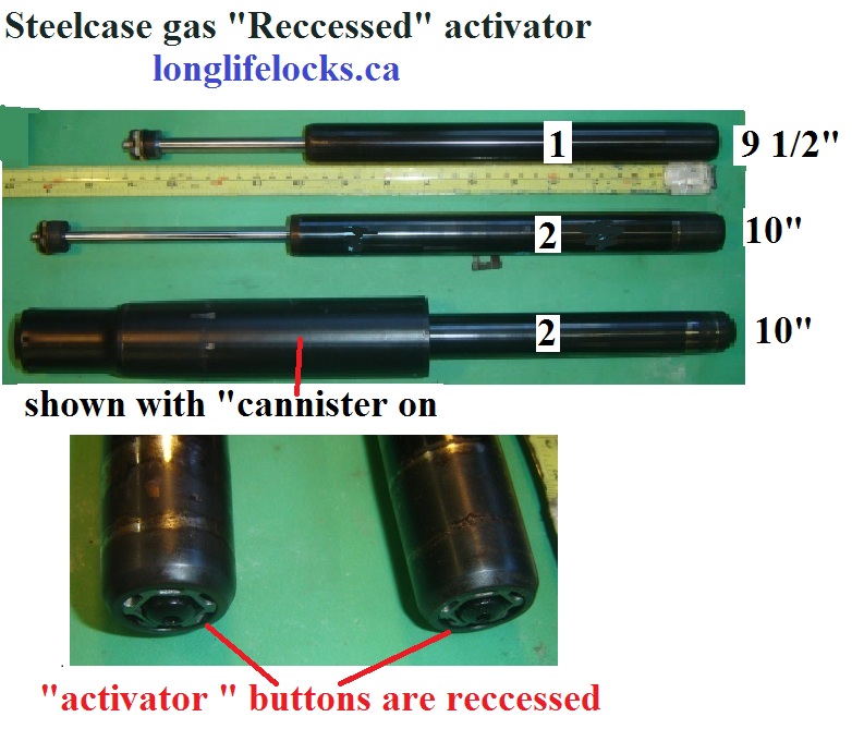 Gas lifts or hydraulic cylinder for office chair