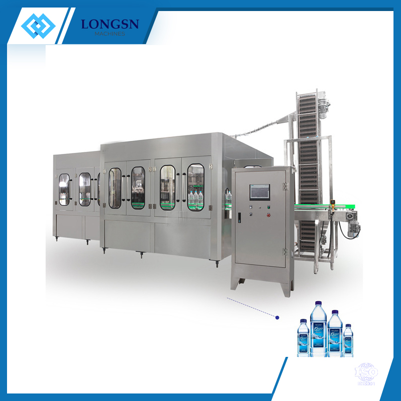 water bottling line