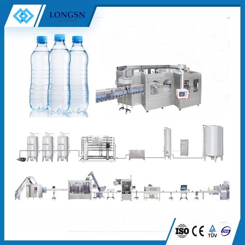 water bottling line