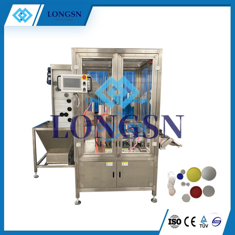 Automatic Plastic Bottle Capping Lining Machine Aluminum Cap Foil