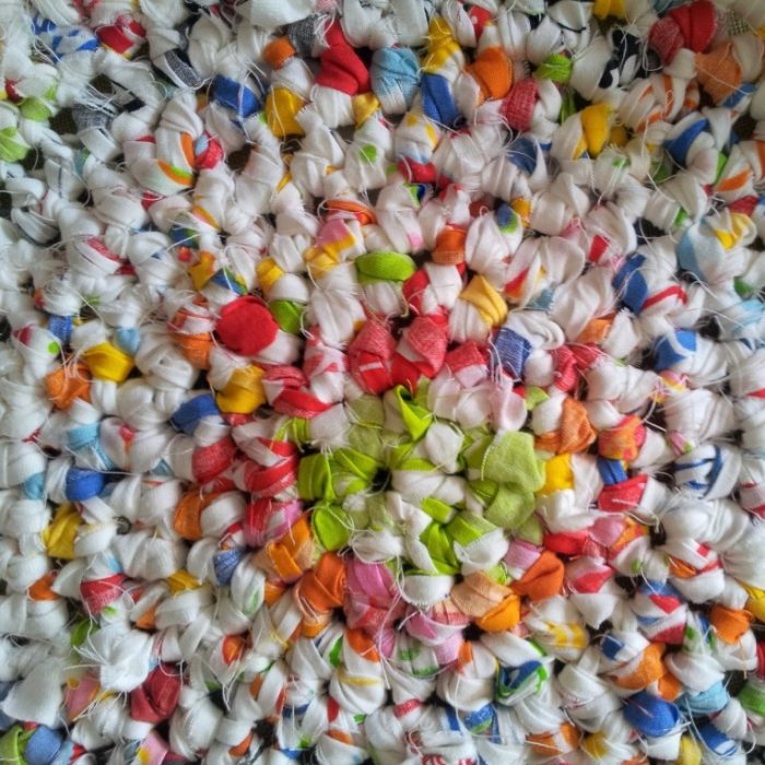 Learn How to Crochet a Round Rag Rug ⋆ Look At What I Made