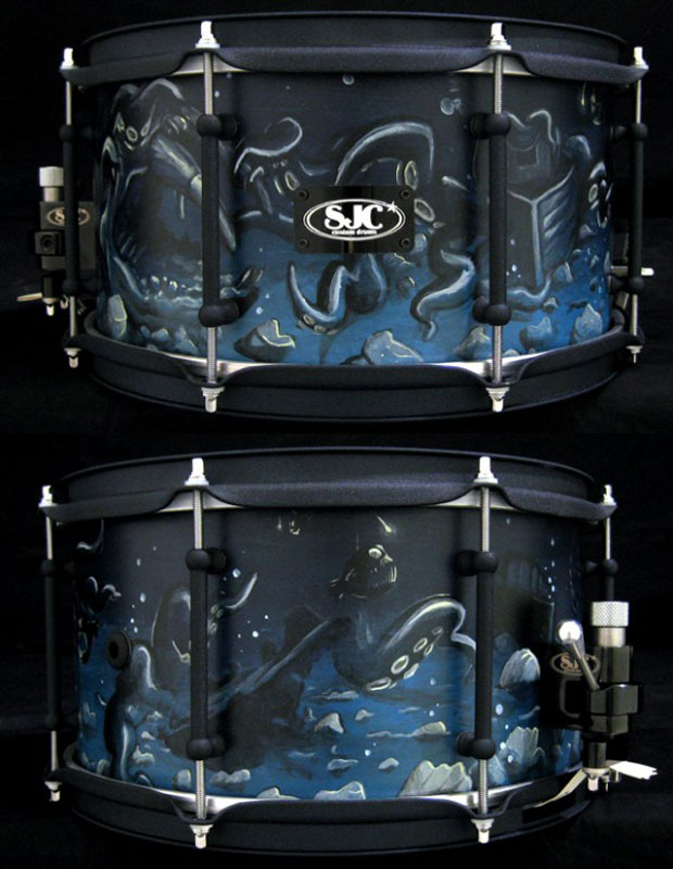 SJC Snare Drum Painting 02 Lookhappy Design
