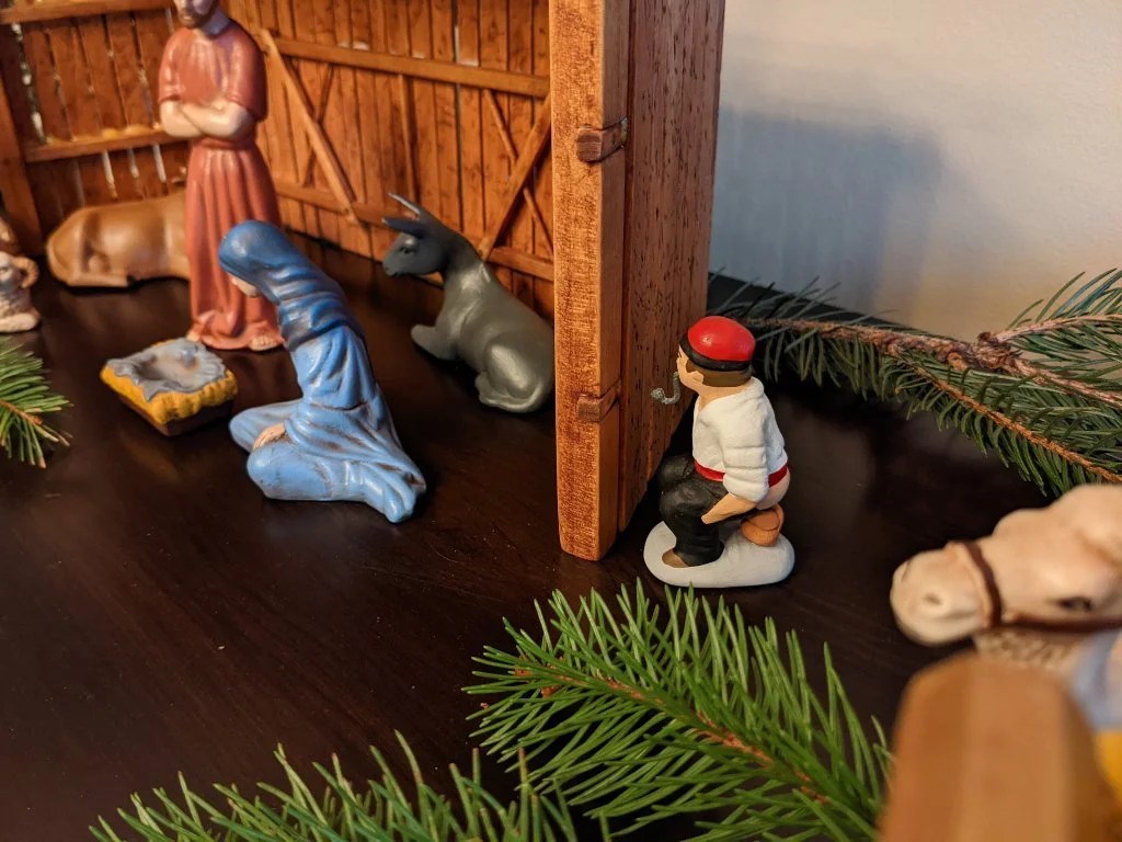 Where's the nativity pooper? Looking out Loud