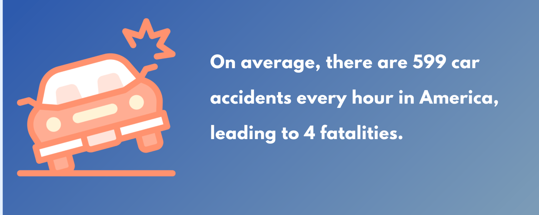 How Many Car Accidents Occur Each Second, Minute, Hour, Day, Month