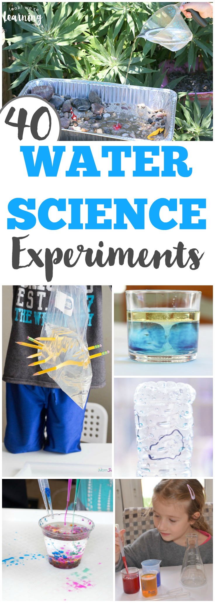 40 Simple Water Science Experiments for Kids Look! We're Learning!