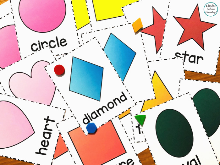 Free Printable Flashcards Shape Flashcards Look! We're Learning!