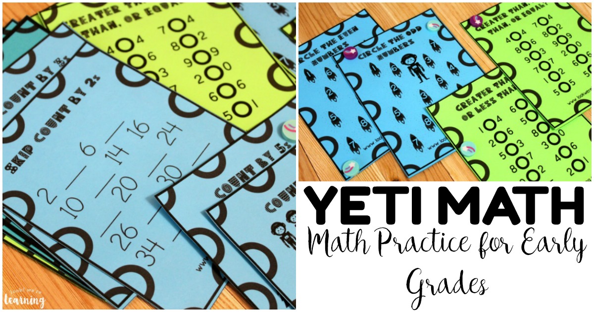 Yeti Math! Math Practice for Early Grades Look! We're Learning!