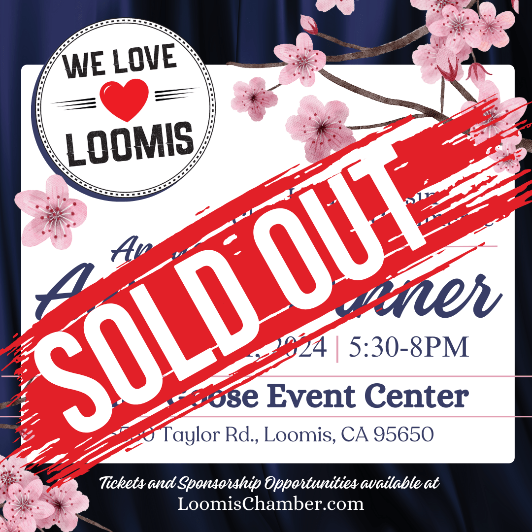 Annual Awards Dinner Loomis Basin Chamber of Commerce