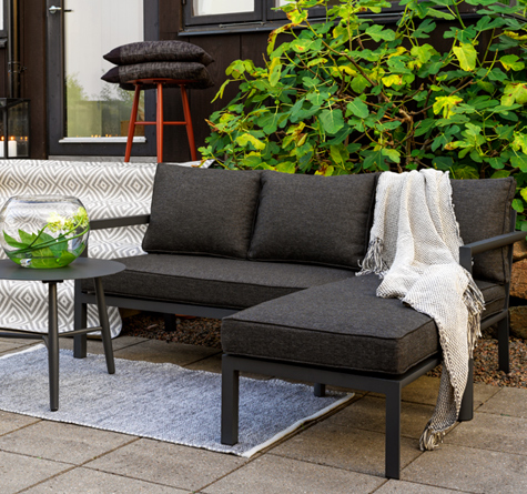 Alu Balkon Lounge Delia - Rattan-, Loom- & Korb-Möbel - Looms