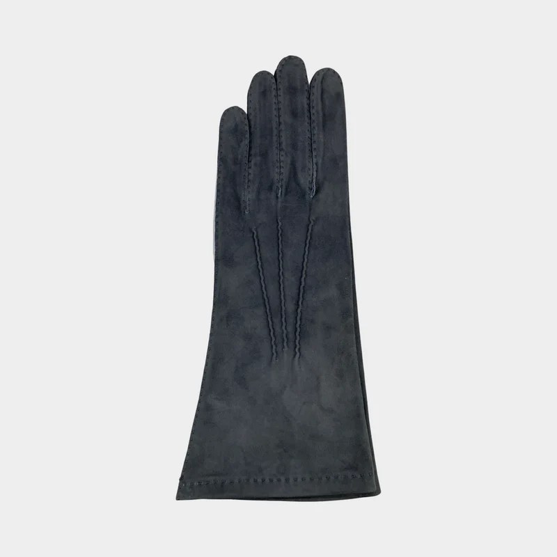 Hermès women's grey suede gloves Loop Generation