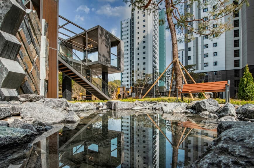 Pangyo Firsthill Prugio Apartment Complex Landscape LOOP Design Awards