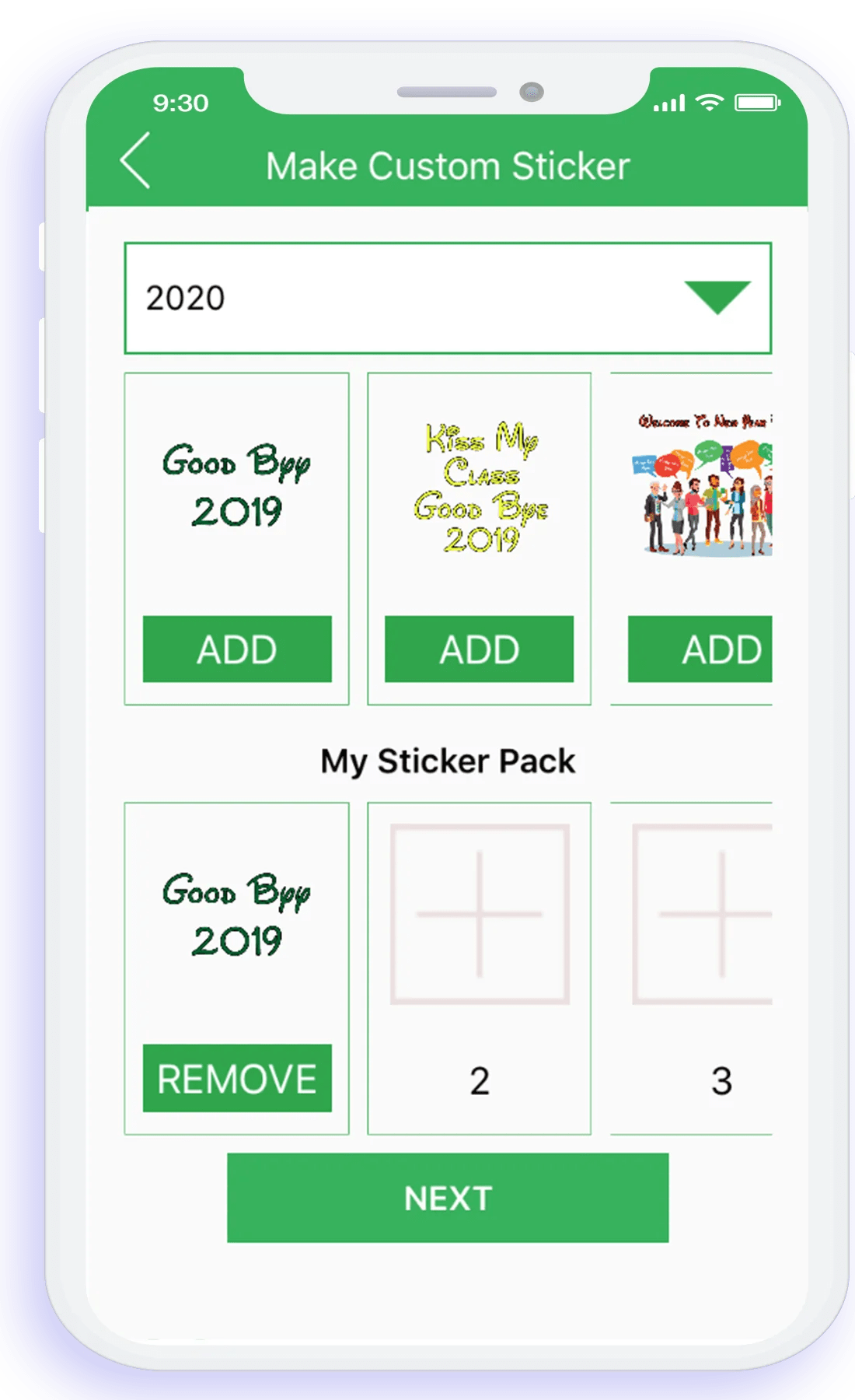 Sticker Store Android & iOS Mobile App with Admin Panel