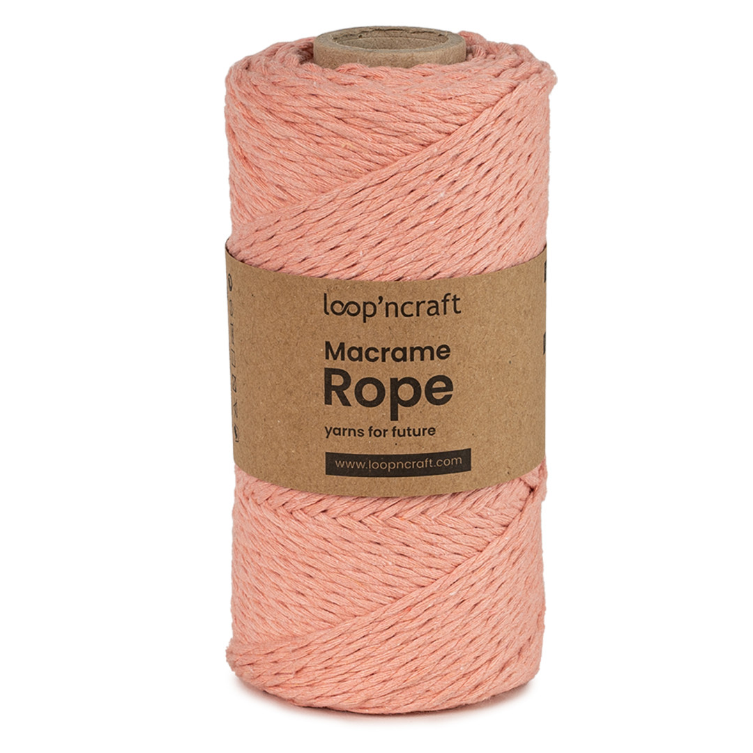 Makramee Rope Lachsrosa 2mm 250g