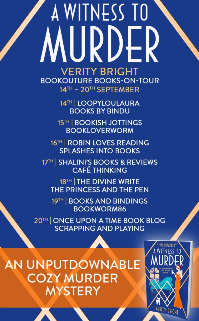 A Witness to Murder, by Verity Bright loopyloulaura