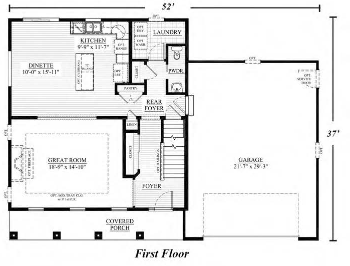 The Alexandria Custom Home Loos Homes