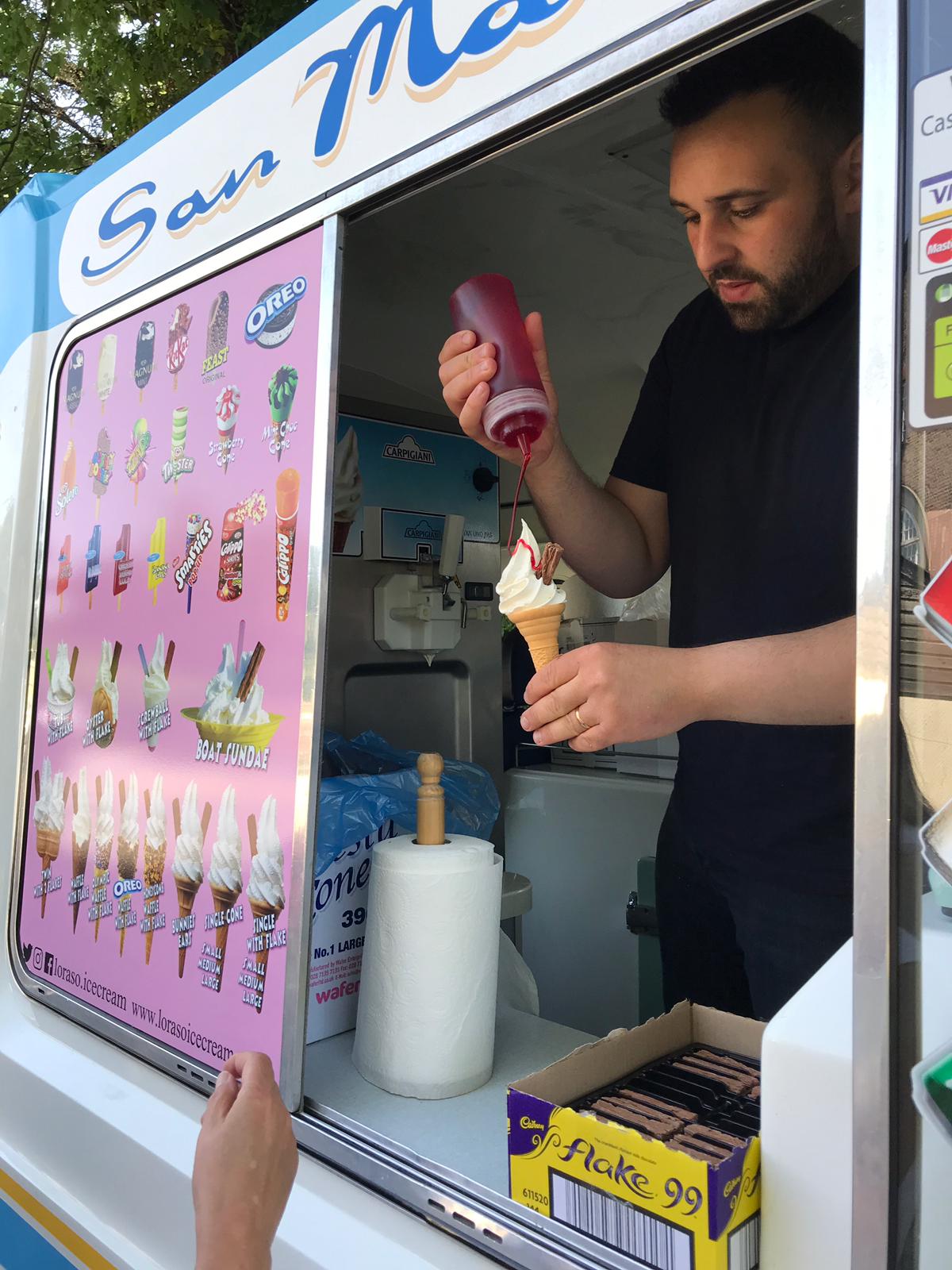 Ice Cream Van Hire Loraso Ice Cream