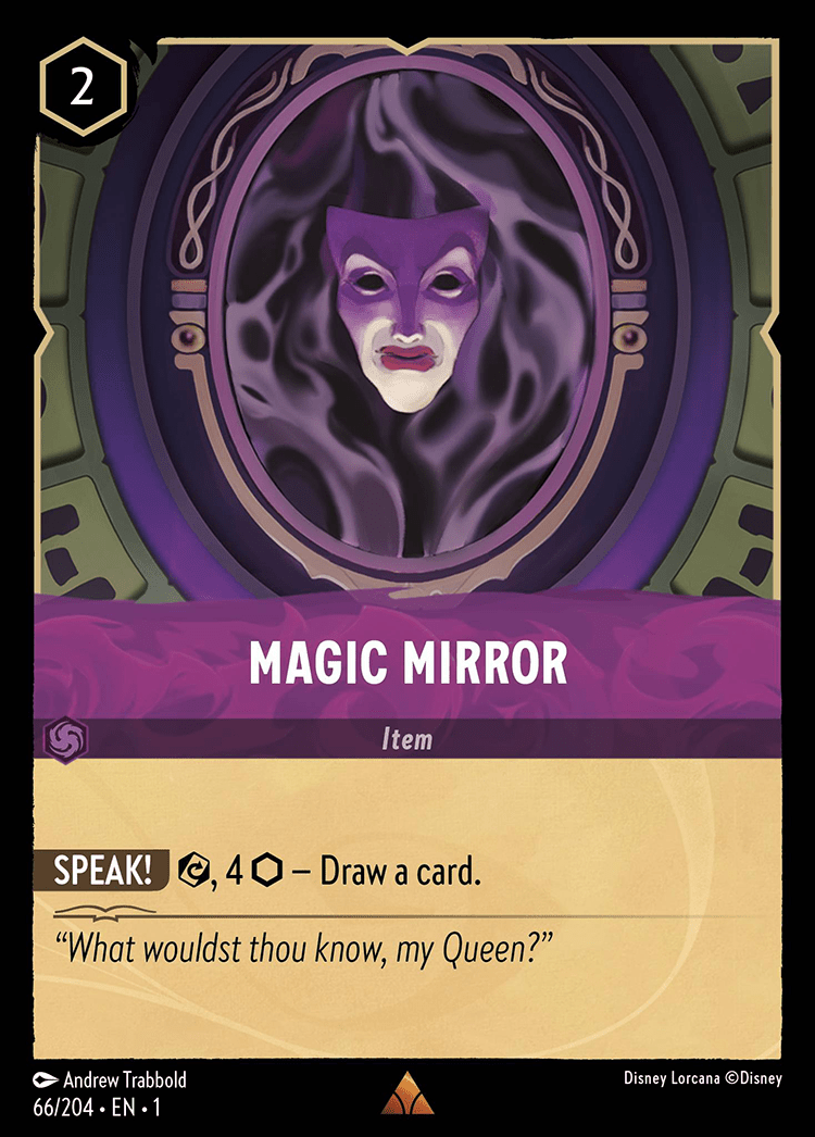 Magic Mirror The First Chapter Lorcana Card Lorcanawiz