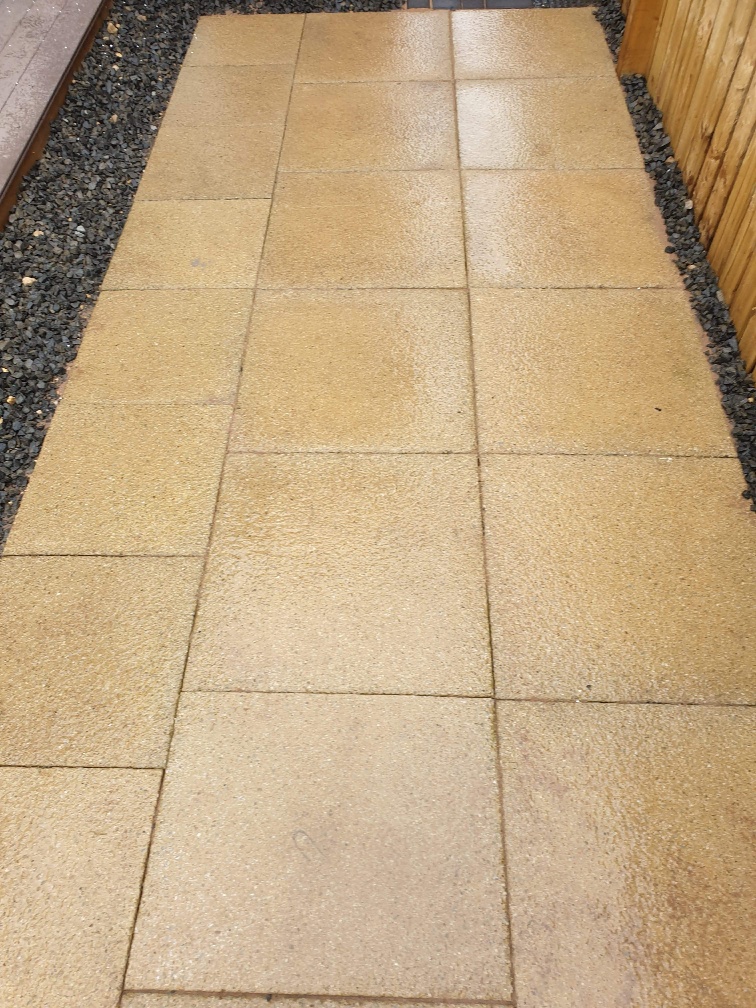 Browney, Durham, Tobermore Shannon Duo In Slate Pathway and Gable Path