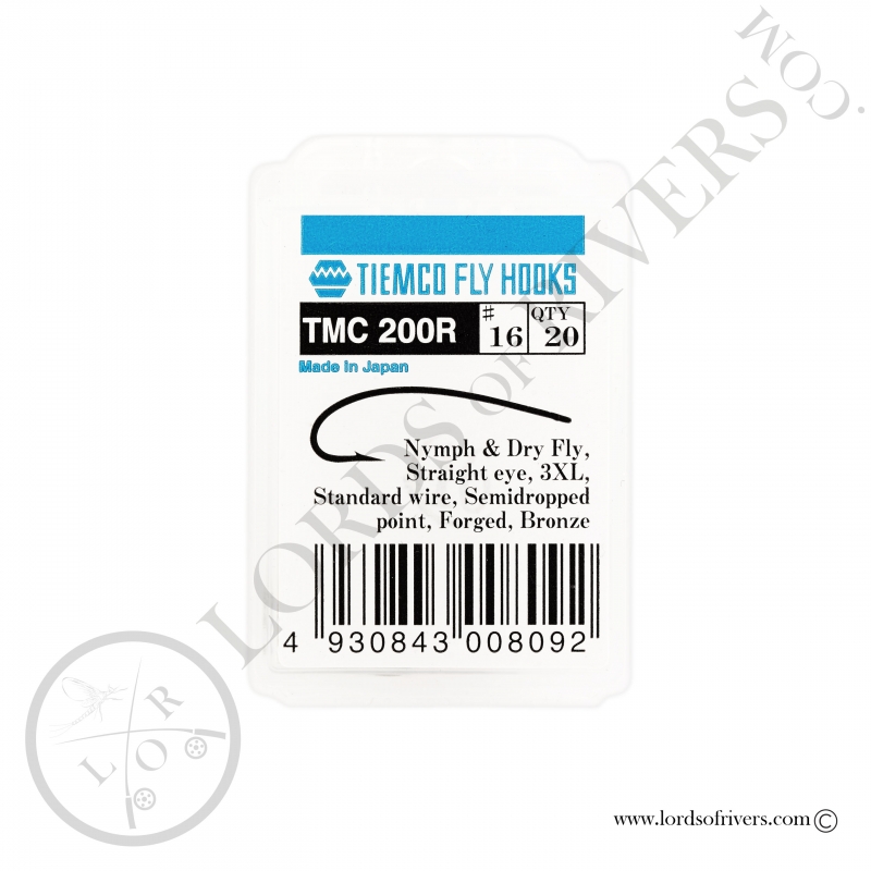 Dry fly and nymph hook Tiemco TMC 200R