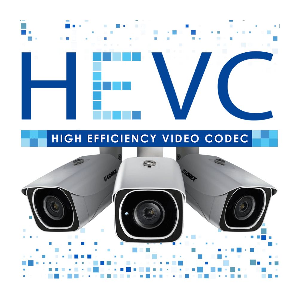 4K Ultra HD IP NVR System with 16 Outdoor 4K (8MP) IP Cameras, 130FT