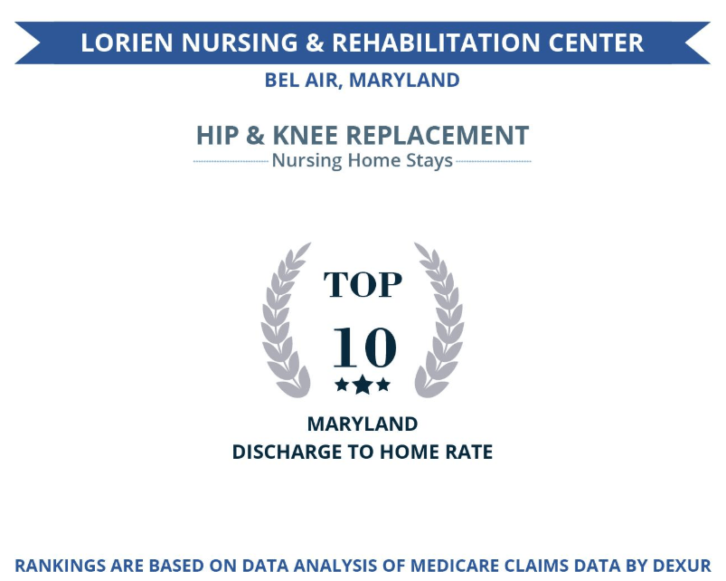 Lorien Bel Air among the top ranked Nursing Homes for the Highest