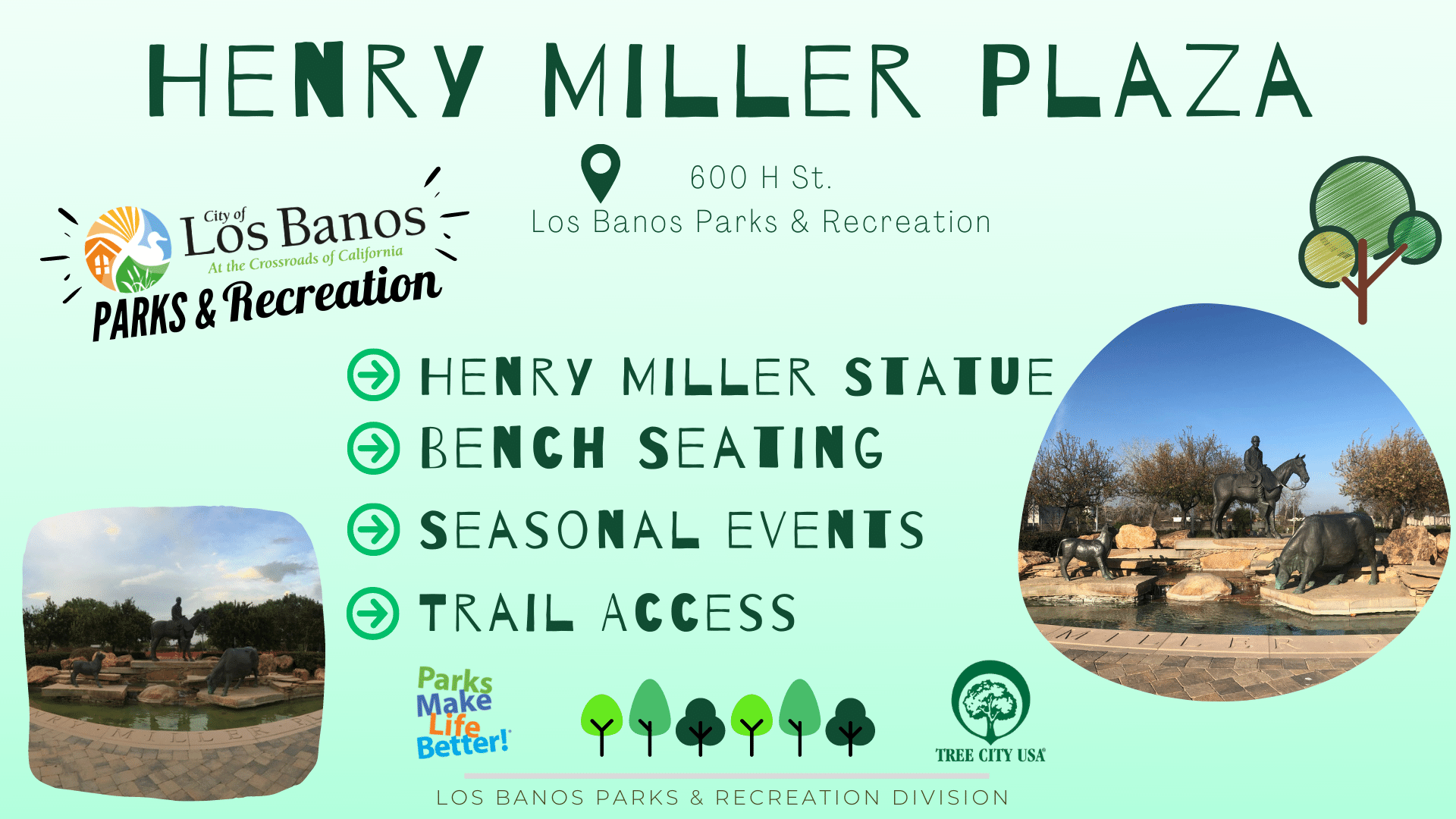 Parks & Recreation Division City of Los Banos