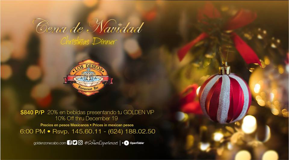 Los Cabos Restaurants Open Christmas Eve Monday December 24Th 2022 Christmas Dinner 2018 Options In Cabo San Lucas, Los Cabos - Los Cabos Guide