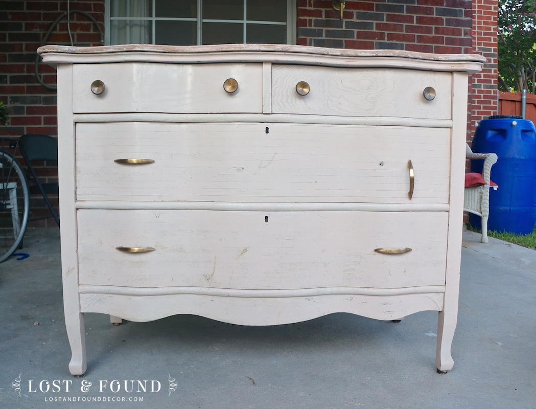 Rustic Oak Dresser { Furniture Makeover }