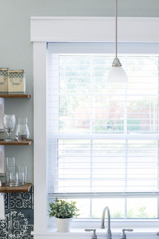 DIY Interior Window Trim and Kitchen Makeover Reveal Lost & Found