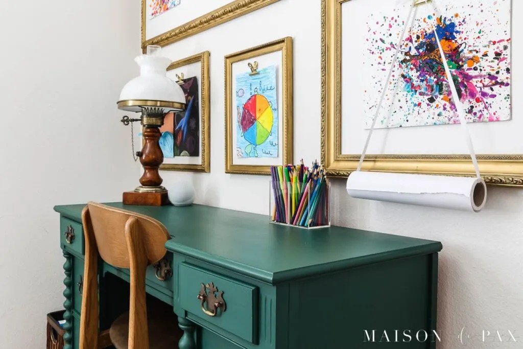 The Best Paint for a Desk, Easy Painted Wood Desk Lost & Found Decor