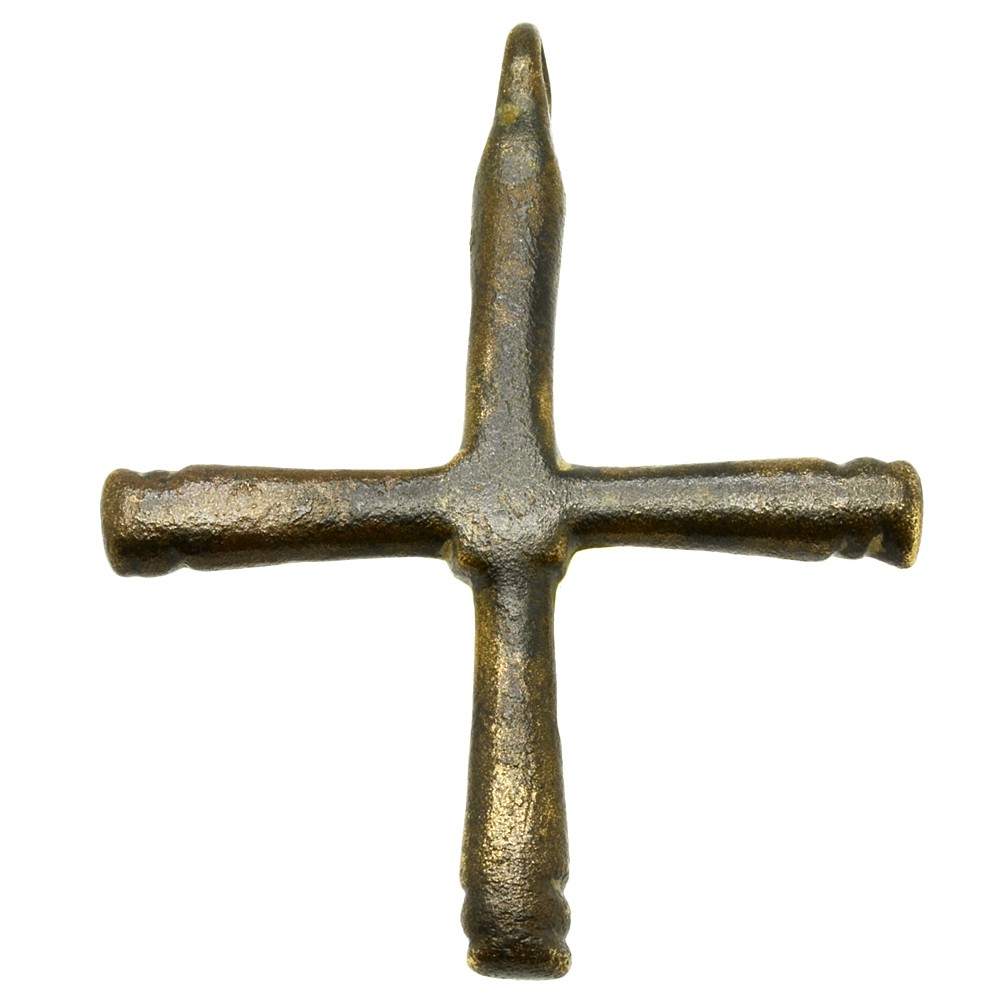 Middle Ages Eastern Roman Bronze Cross