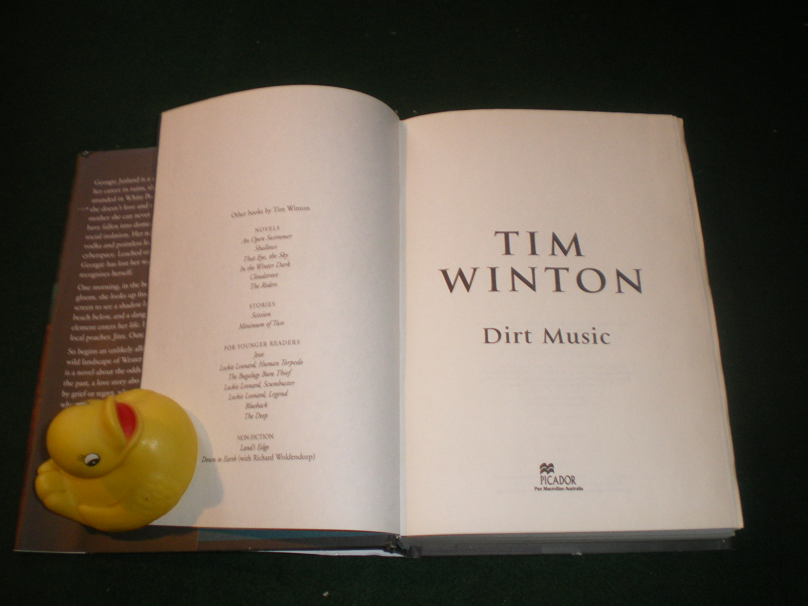 Tim Winton 1st editions all near fine or very good copies Price is per