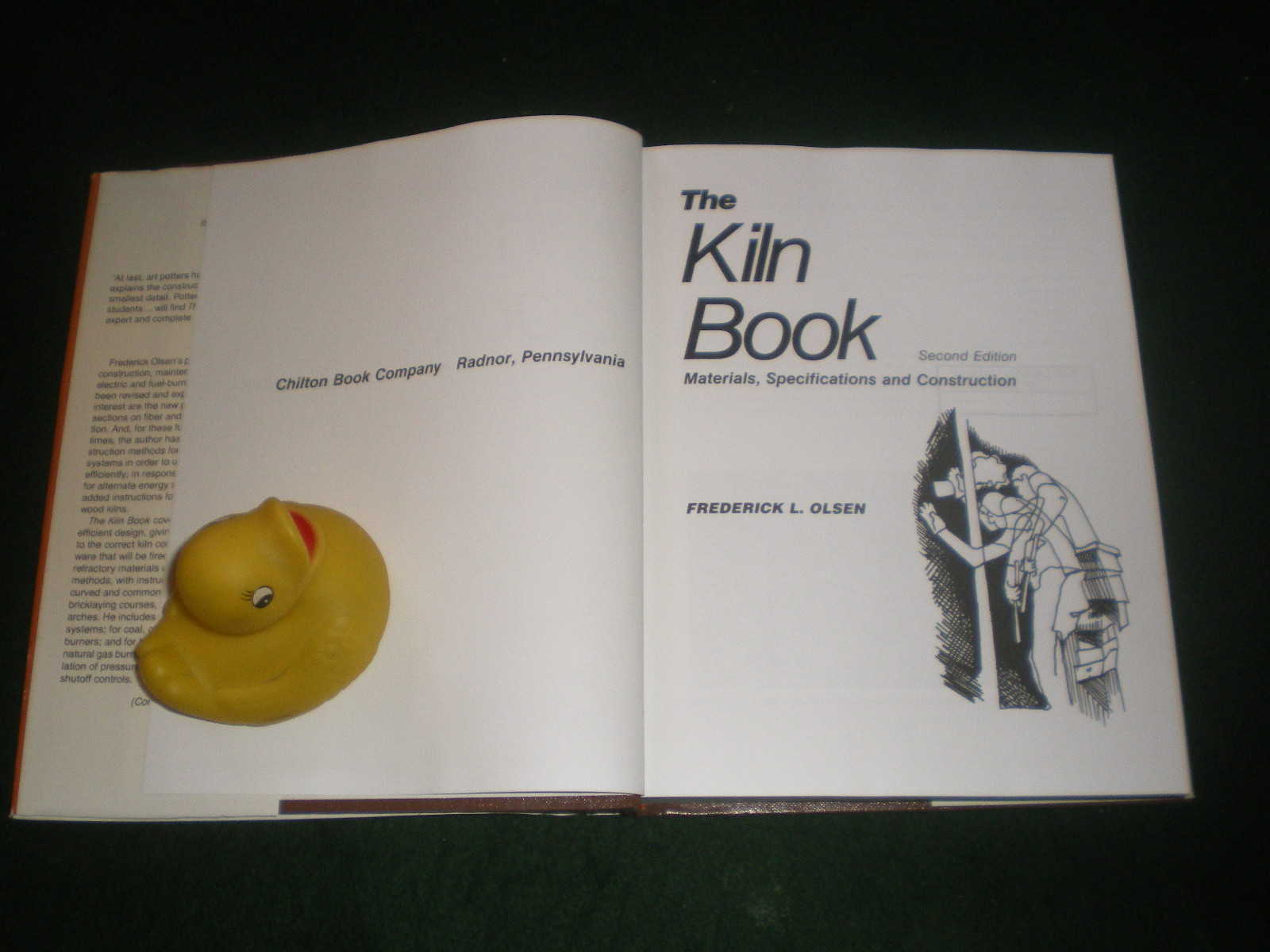 The Kiln Book Materials, Specifications And Instructions by Frederick