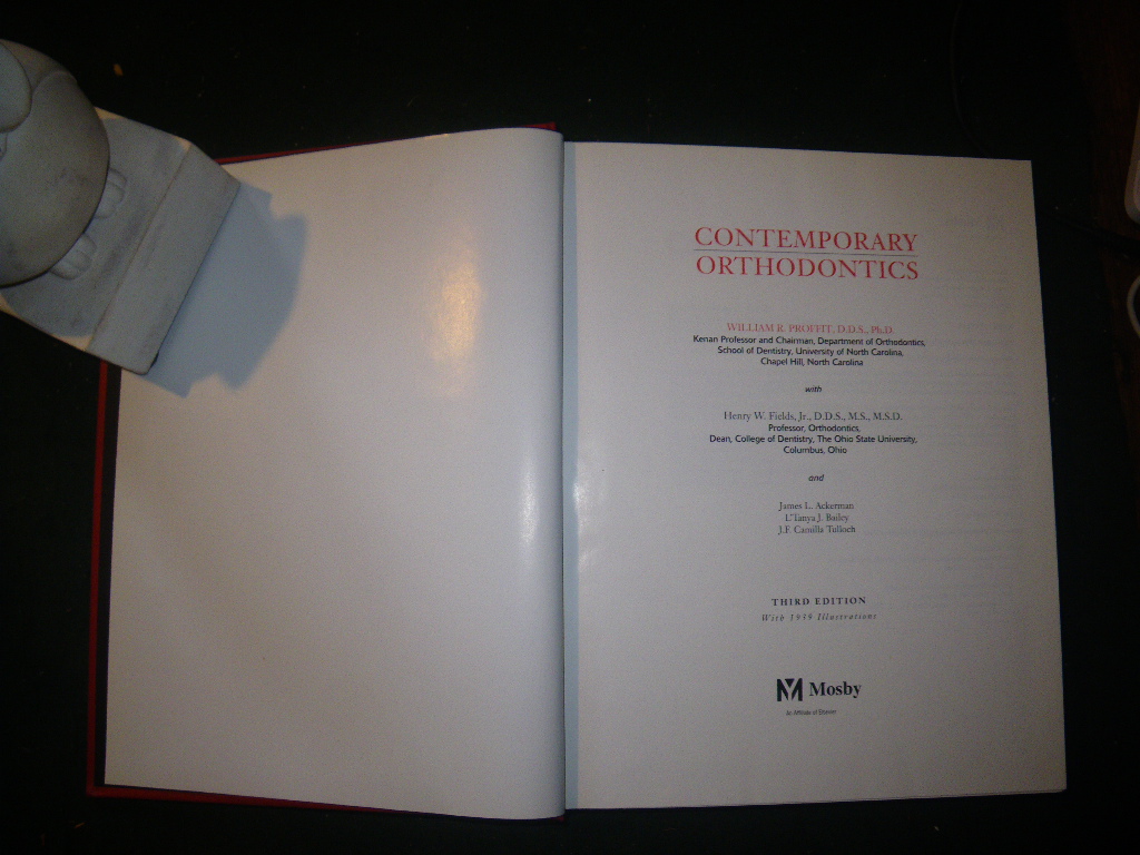 Contemporary Orthodontics by William R. Proffit. Mosby Inc, 2000 The