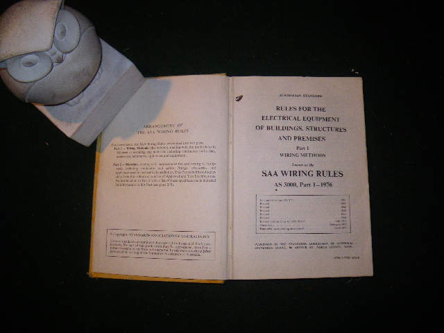 Australian Standard Rules For The Electrical Equipment Of Buildings